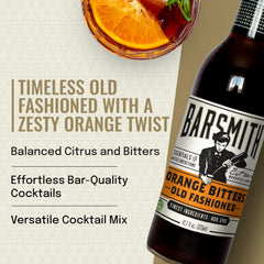 Barsmith bottle close-up showing premium design for elevating home bars.