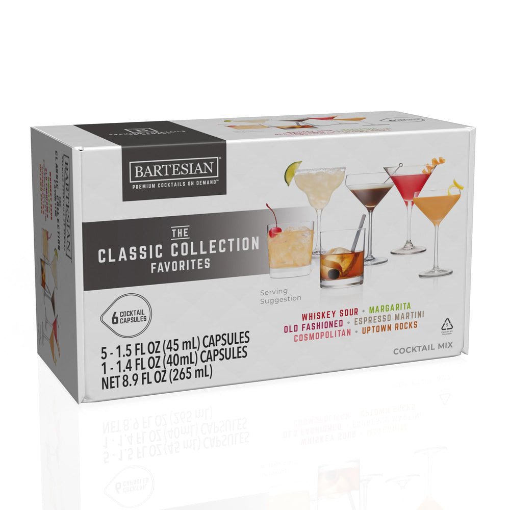 Bartesian Classic Cosmopolitan capsule for quick, bar-quality cocktails at home.