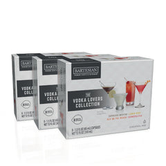 Bartesian Vodka Lovers capsules front view showing a compact home cocktail system for bar-quality drinks