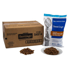 Basic American Foods Santiago beans served in a bowl, ideal for hearty vegetarian meals