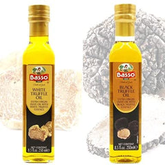 BASSO 1904 white Alba truffle accent in oil for finishing.