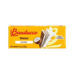 Bauducco Coconut Wafers pack shot, a quick snack option for on-the-go.