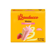 Bauducco individually wrapped wafers ideal for lunch boxes and office breaks.