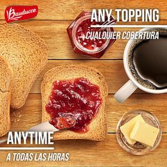 Bauducco Toast Crisp Bite: light texture ideal for quick snacks.