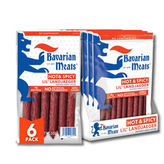 Bavarian Meats Lil' Landjaeger 6-pack sticks for on-the-go protein