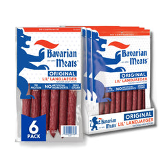 Bavarian Meats Lil' Landjaeger six-pack for on-the-go protein.