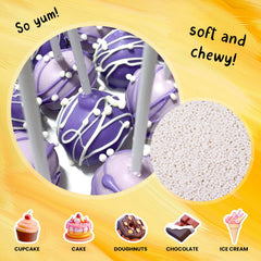 Bayep pearls on cookies add delicate pearl shine and visual appeal.