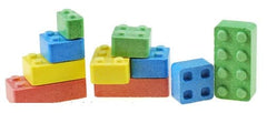 BAYSIDE CANDY Candy Blocks highlight sour fruit flavor in a bite-sized treat.