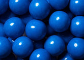 Bayside Candy solid color blue 1-inch gumballs for vending and displays