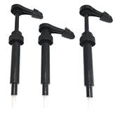 Bayside Traders syrup pump 3-pack with bottle cap cover for Jordan's Skinny Syrups for mess-free pours