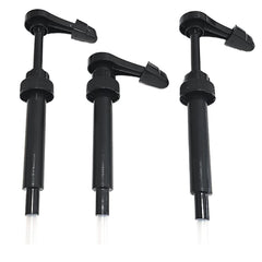 Bayside Traders syrup pump 3-pack with bottle cap cover for Jordan's Skinny Syrups for mess-free pours