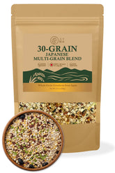 Bayu Store 30-grain multigrain mix packaging shows premium Japan-made quality.