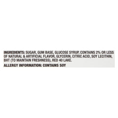 Bazooka pink vintage packaging evokes nostalgia and fun.