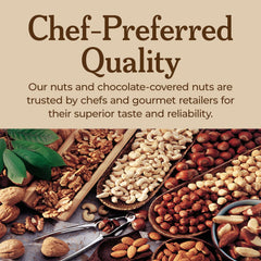 USA-made Bazzini packaging reflects quality and kosher confection.