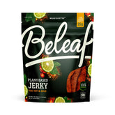 BE LEAF Thai Hot & Sour jerky pack shows bold flavor and protein-rich snack.