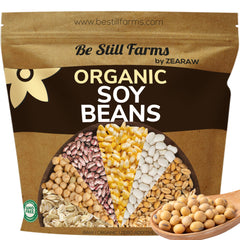 Be Still Farms organic soy beans bulk bag ready for protein-rich meals