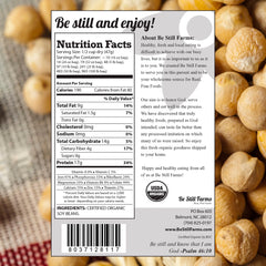 Be Still Farms organic soy beans close-up showing plump beans