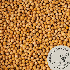 Be Still Farms USDA Organic non-GMO vegan chickpeas support plant-based cooking.