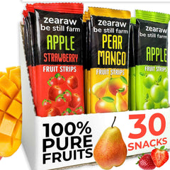 Be Still Farms ZEARAW apple fruit leather snack for quick healthy eating