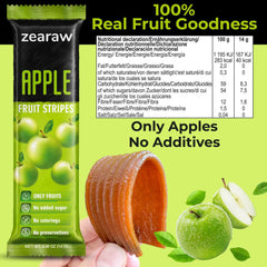 Be Still Farms ZEARAW apple-strawberry fruit leather for kids and adults