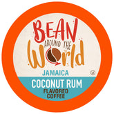 Bean Around the World Coconut Rum pod delivers tropical flavor for café-style coffee moments.