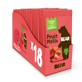 BEAR Real Fruit Snack Rolls strawberry product shot, perfect for lunchboxes.
