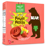 BEAR Sour Fruit Snack Rolls Strawberry Lemon pack for easy lunchbox prep