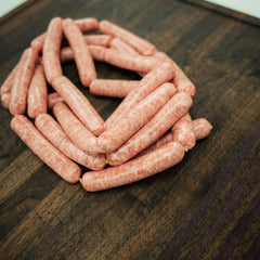 Bearded Butchers breakfast links, ready-to-stuff casings for home processing.