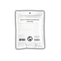Bearded Butchers Country Style Seasoning bottle pour delivers even flavor for homemade sausage.
