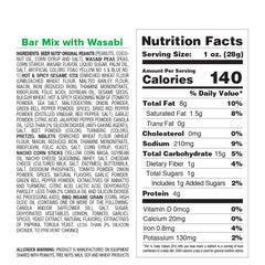 BEER NUTS Bar Mix Wasabi snack tray highlights crowd-pleasing bites.