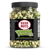 Beer Nuts Wasabi Peas close-up of bold crunch for snacking