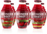 Beetology Beet Veggie bottle front shows organic cold-pressed vigor for everyday wellness.