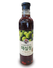 Beksul plum syrup packaging from Korea highlights origin