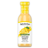 Bella Sun Luci Meyer Lemon Vinaigrette bottle shows pure olive oil for vibrant salads