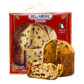 Bell'Amore Panettone with raisins close-up for festive breakfasts.