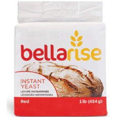 Bellarise Red Instant Dry Yeast front label shows reliable bread rising