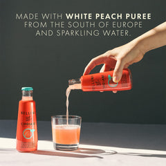 Prosecco and Bellini Cipriani mix for a peach-forward celebration.