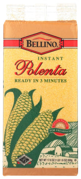 Bellino Polenta Instant bag 17oz, ready in minutes for creamy side dishes.