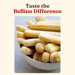 Tiramisu assembly with Bellino Savoiardi for classic layered dessert.
