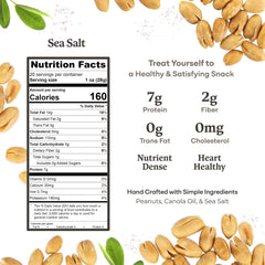 Close-up of jumbo Virginia peanuts highlighting size and crunch