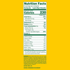 belVita Cinnamon Brown Sugar biscuits four-per-pack close-up highlighting crunchy texture