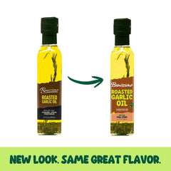 Benissimo infused oil drizzle over vegetables for vibrant finishing and aroma.