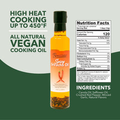 Benissimo Spicy Sriracha Infused Oil drizzle over vegetables for vibrant stir-fry.