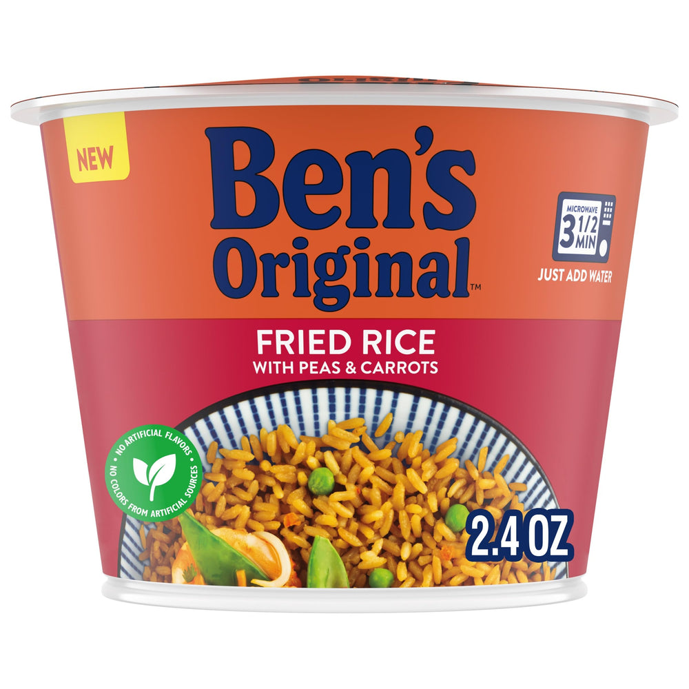 BEN'S ORIGINAL Fried Rice Cup ready to heat for quick meals at home or work