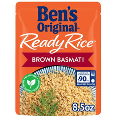 Aromatic steam rises from BEN'S ORIGINAL Brown Basmati aroma