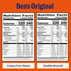 BEN'S ORIGINAL Ready Rice Cheddar Broccoli pouch – wholesome broccoli and cheddar in minutes
