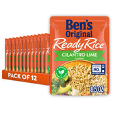BEN'S ORIGINAL Ready Rice cilantro lime pouches for quick meals in minutes