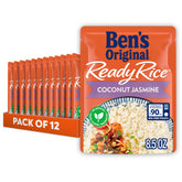 BEN'S ORIGINAL Ready Rice Coconut Jasmine pouch for quick weeknight meals.