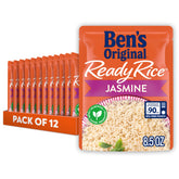 BEN'S ORIGINAL Jasmine Rice pouch in a 12-pack for quick meals