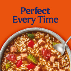 BEN'S ORIGINAL Gumbo ready in microwave in 90 seconds, convenient heat-and-eat.